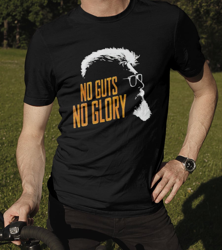 Thunivu No Guts No Glory Bold Text T-Shirt