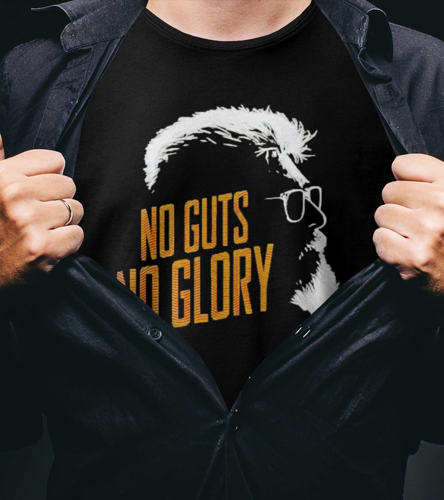Thunivu No Guts No Glory Bold Text T-Shirt