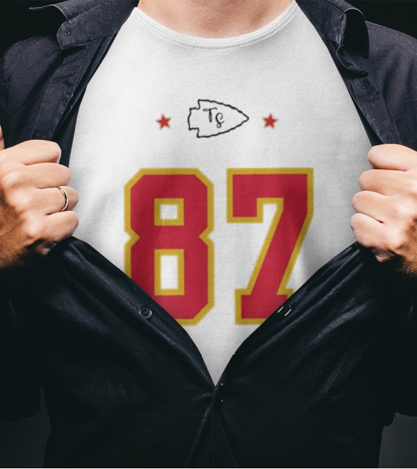 Travis Kelce Jersey 87 Chiefs Swift Kelce 87 T-Shirt