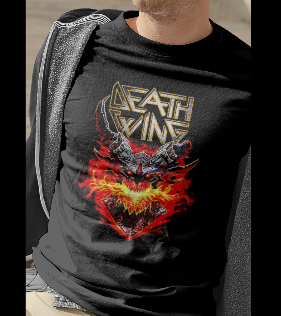 Blizzard Gear World Of Warcraft Deathwing Fiery Metal-Inspired Emblem T-Shirt