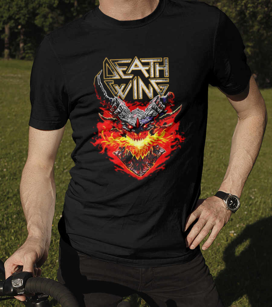 Blizzard Gear World Of Warcraft Deathwing Fiery Metal-Inspired Emblem T-Shirt