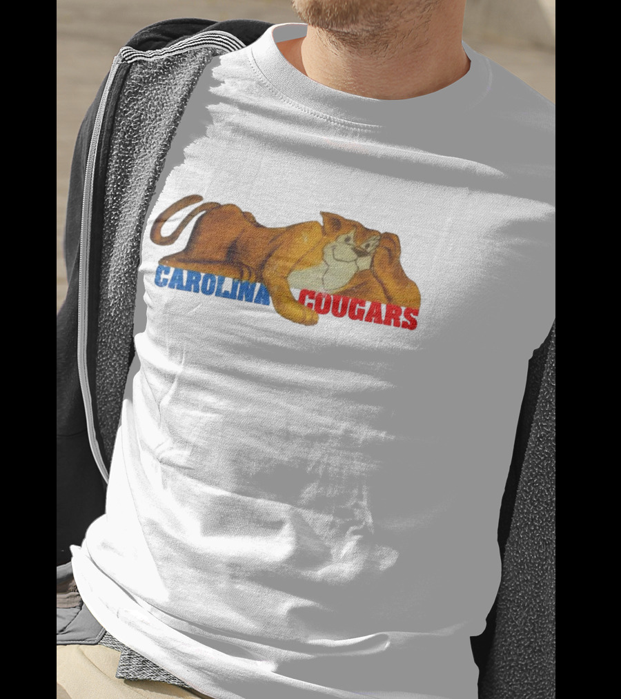 Carolina Cougars Vintage Mascot Retro T-Shirt