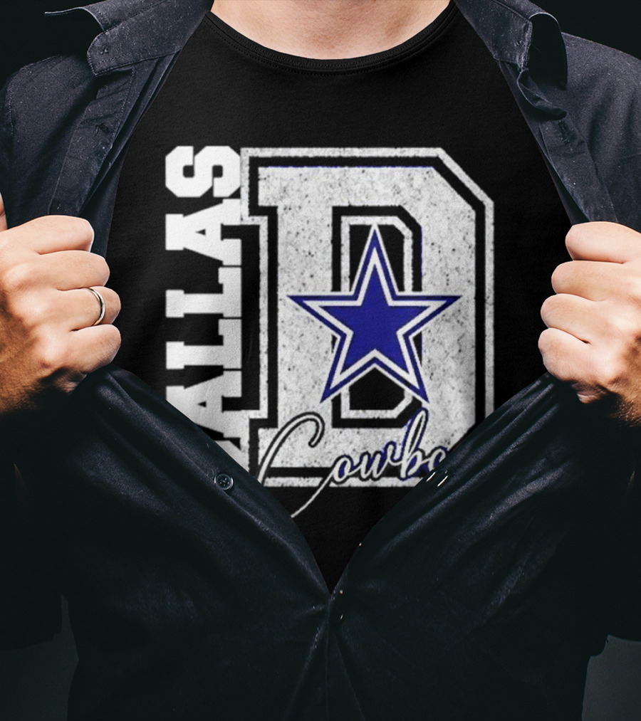 Dallas Cowboys Big D Star T-Shirt