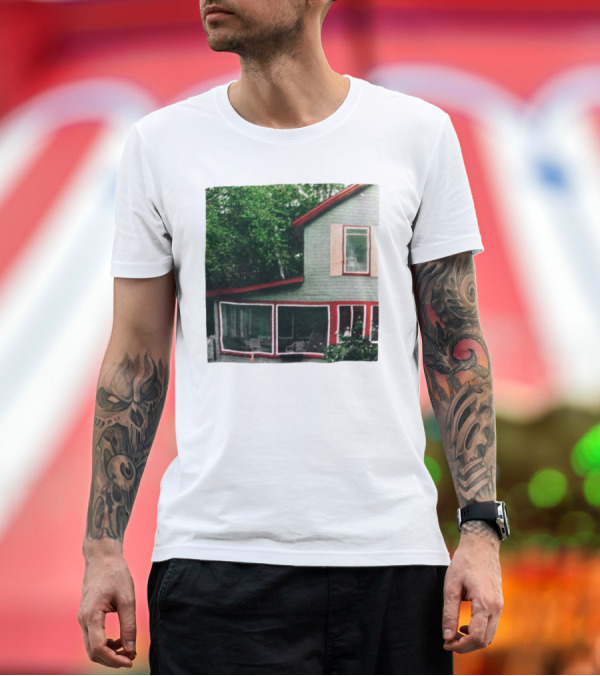 Premium T-Shirt: Skullcrusher House Forest Retreat T-Shirt Skullcrusher House Forest Retreat T-Shirt