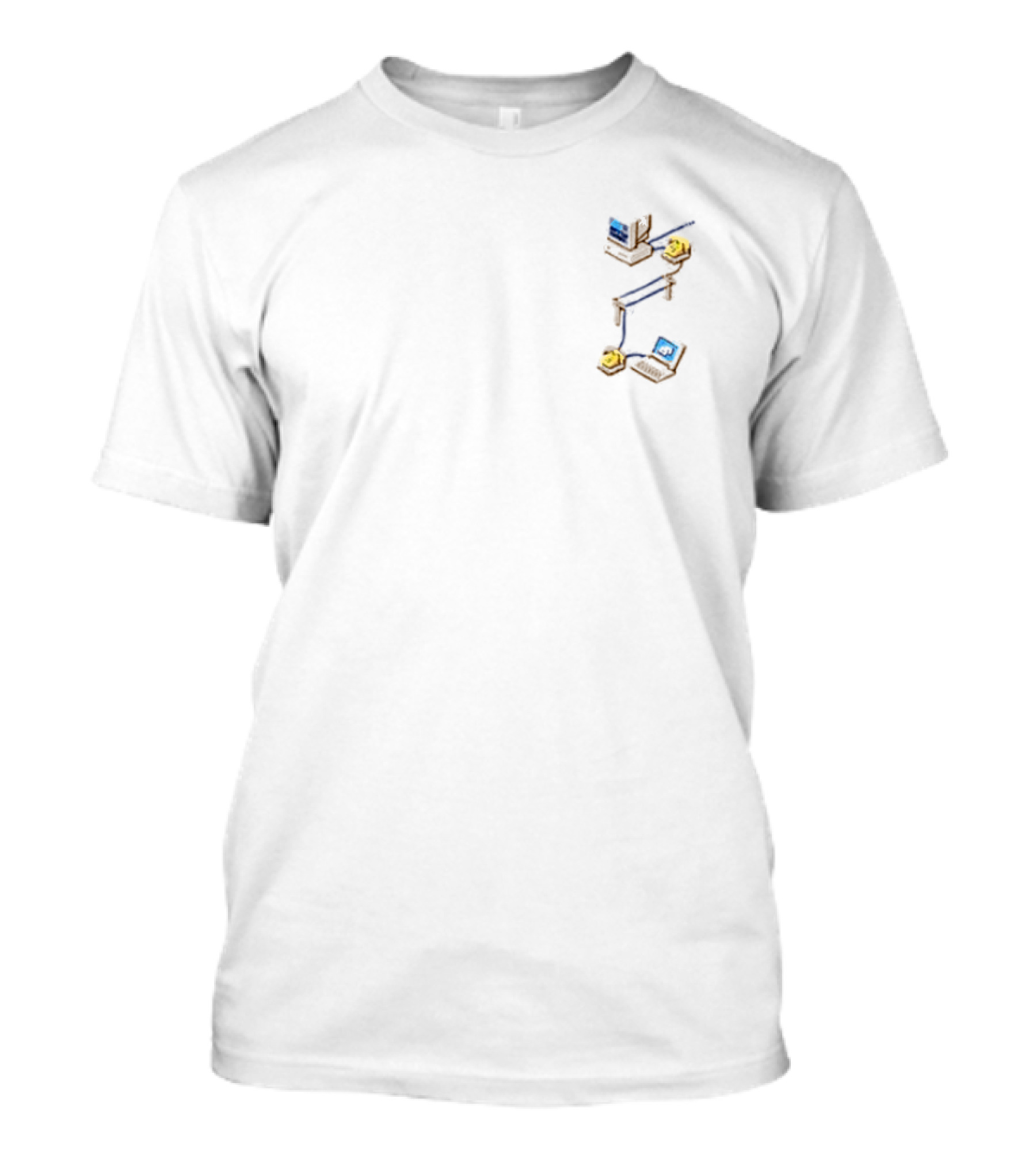 Wilbur’s Dial Up Nostalgic Circuitry Assemblage T-Shirt