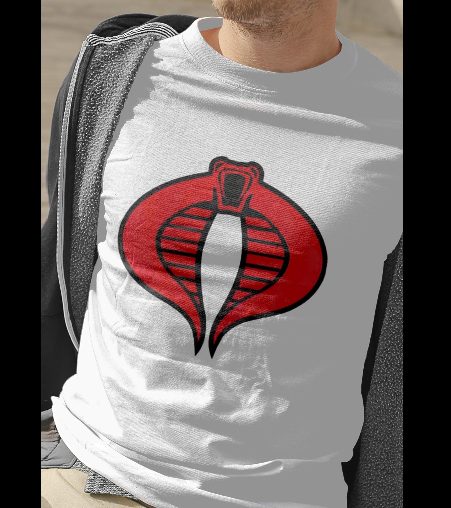 Cobra Red Emblem GI Joe Snake T-Shirt
