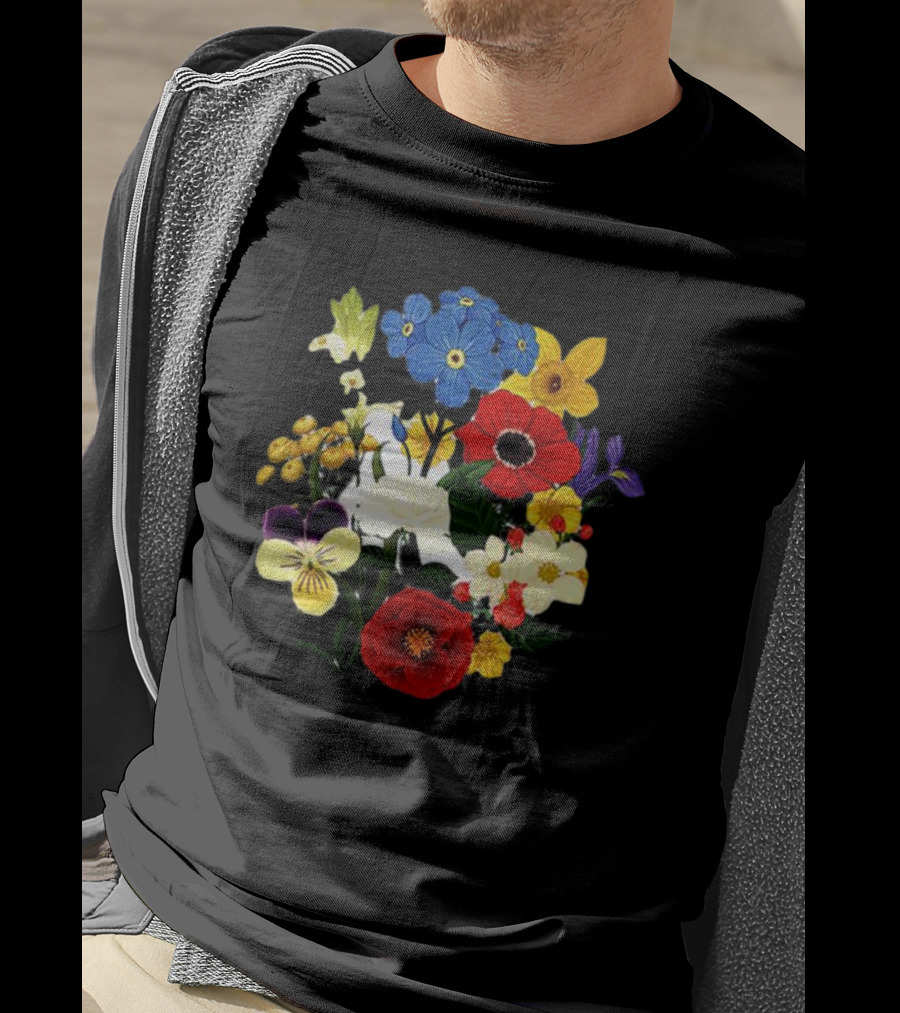 Sam Smith Vibrant Floral Bouquet T-Shirt