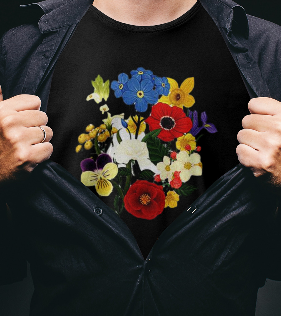 Sam Smith Vibrant Floral Bouquet T-Shirt