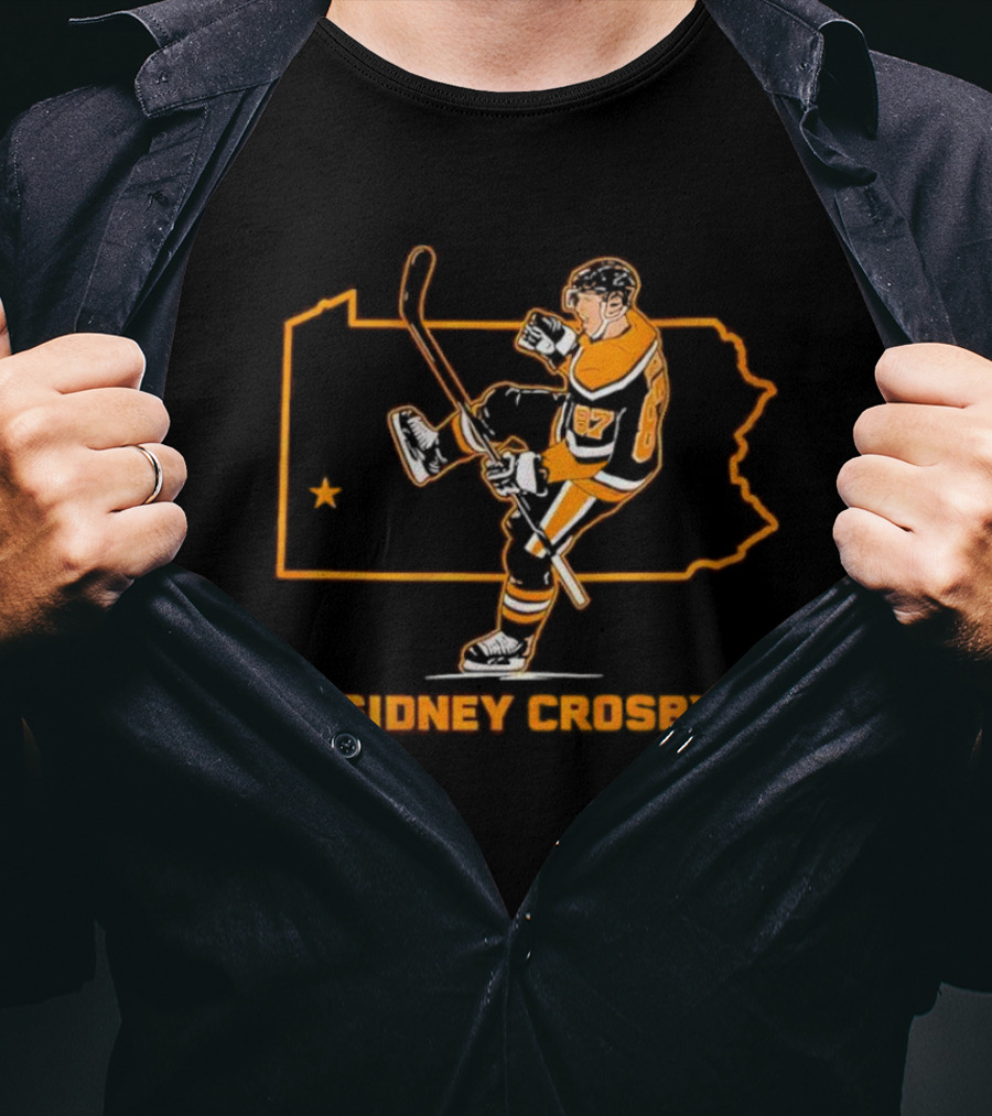 Sidney Crosby Pennsylvania Hockey Star T-Shirt