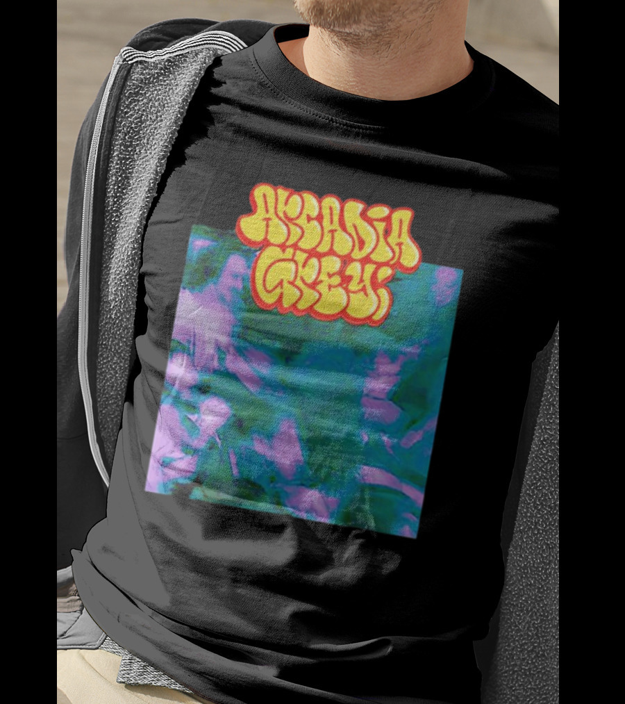 Arcadia Grey Graffiti Smart Punk Concept Psychedelic Vibes T-Shirt