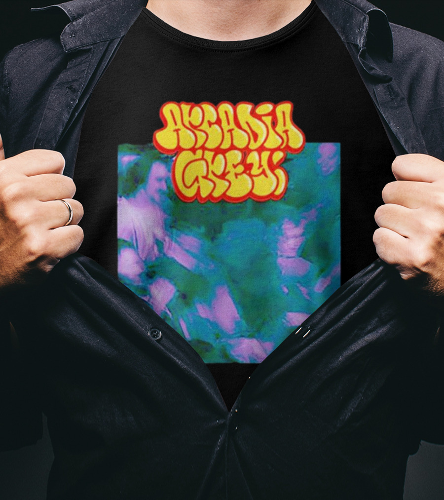 Arcadia Grey Graffiti Smart Punk Concept Psychedelic Vibes T-Shirt