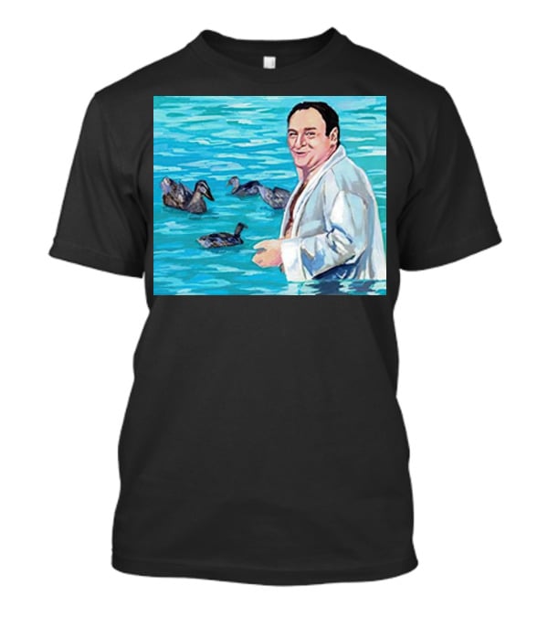 The Sopranos Tony Soprano Ducks Pool Scene Fan T-Shirt