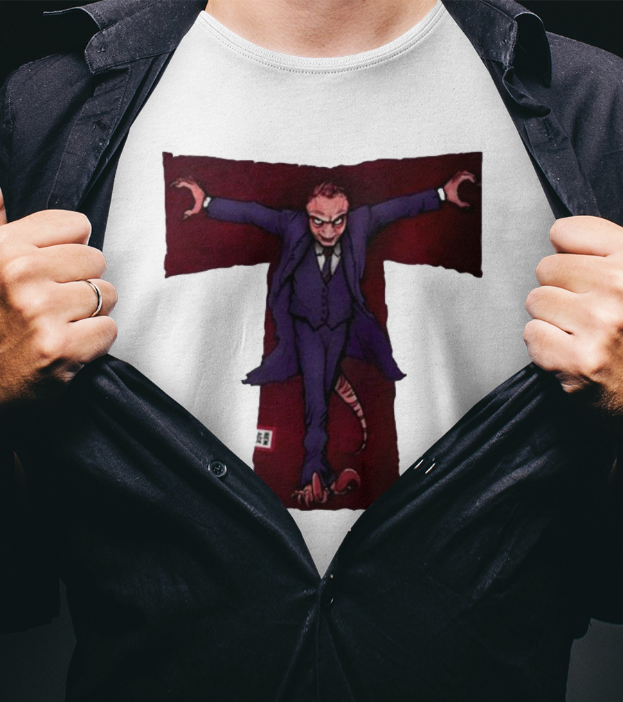 Torontosaurz Darkodon Suit-Clad T-Pose Character With Tail T-Shirt