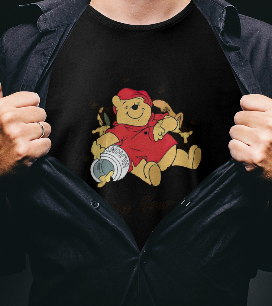 Winnie The Pooh Enjoy Your Life Honey Jar T-Shirt