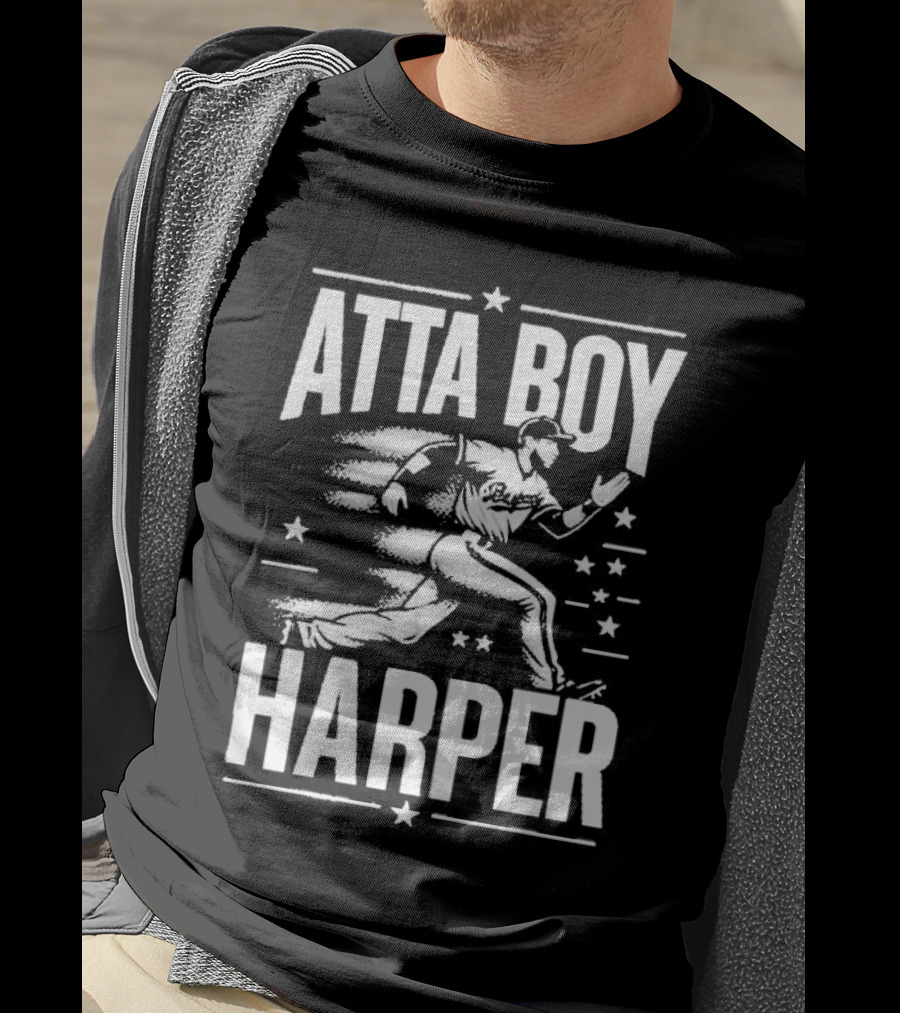 Atta Boy Harper Run Baseball Star Power Sprint T-Shirt
