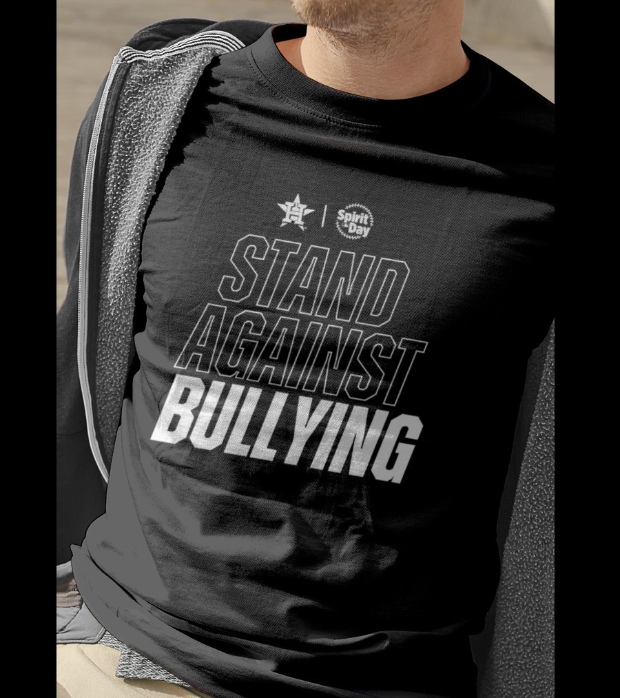 Houston Astros Spirit Day Stand Against Bullying T-Shirt