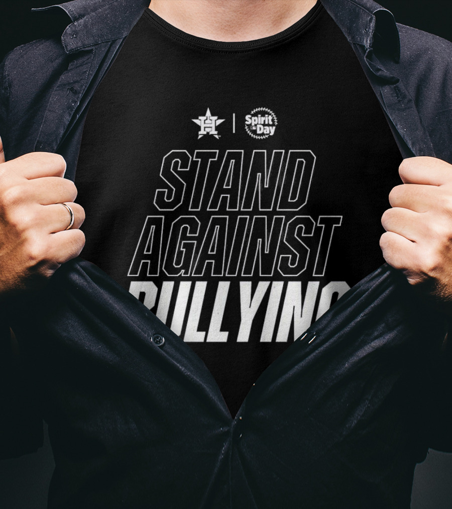 Houston Astros Spirit Day Stand Against Bullying T-Shirt