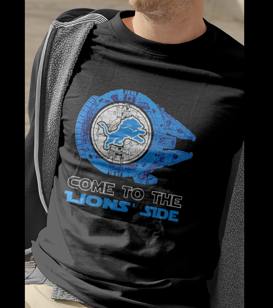 Come To The Lions' Side Millennium Falcon Crossover T-Shirt