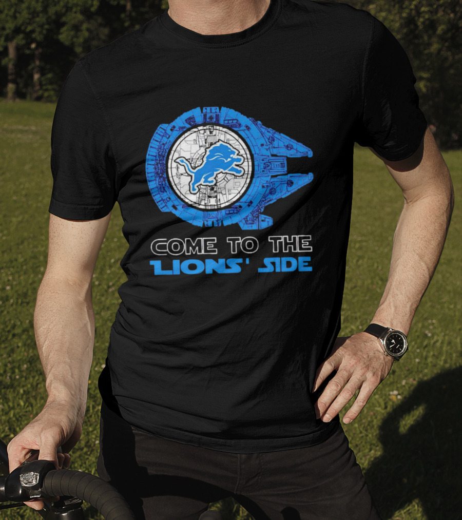 Come To The Lions' Side Millennium Falcon Crossover T-Shirt