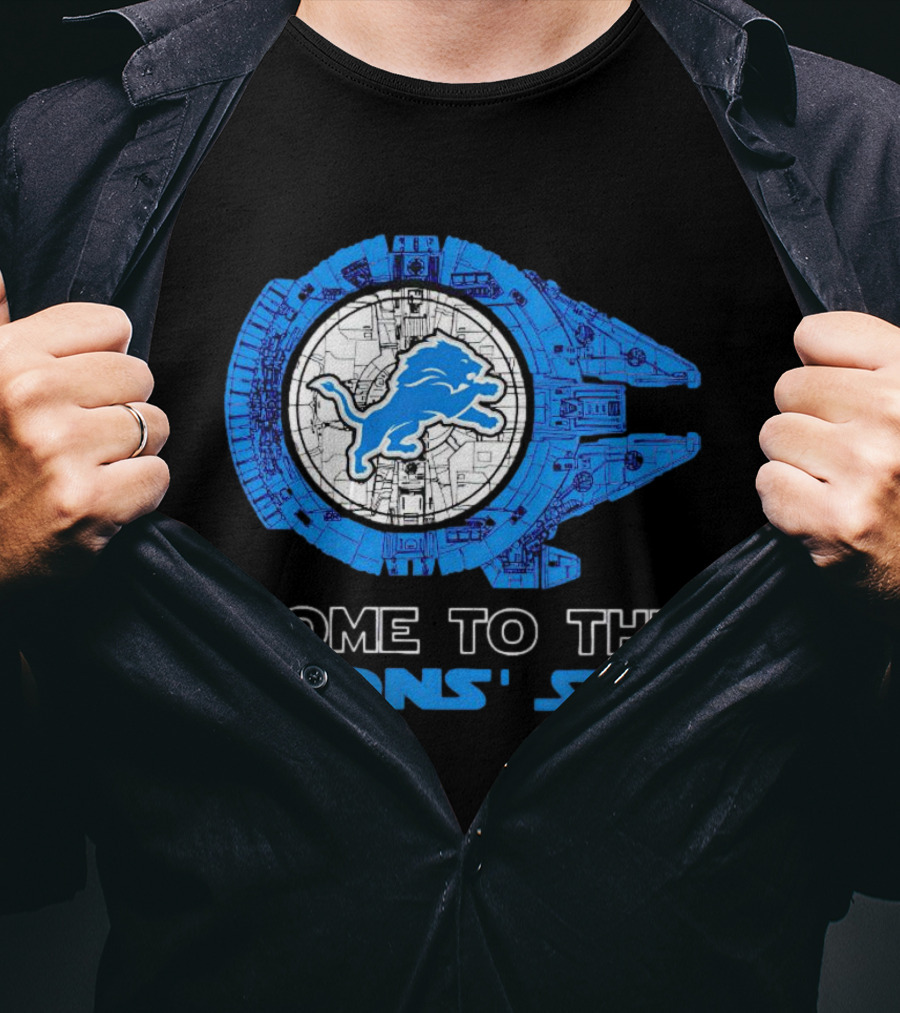 Come To The Lions' Side Millennium Falcon Crossover T-Shirt