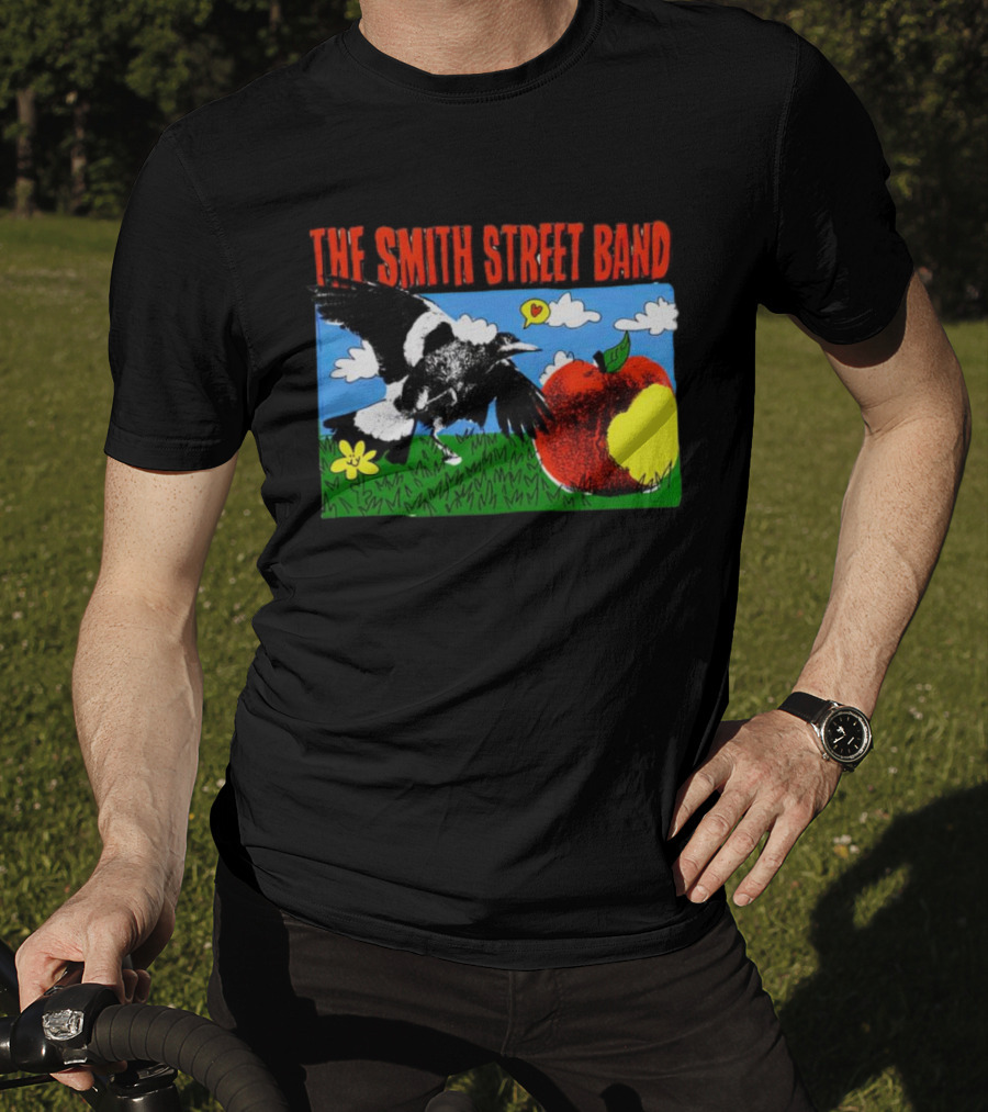 The Smith Street Band Magpie Clouds Apple Flower Grass T-Shirt