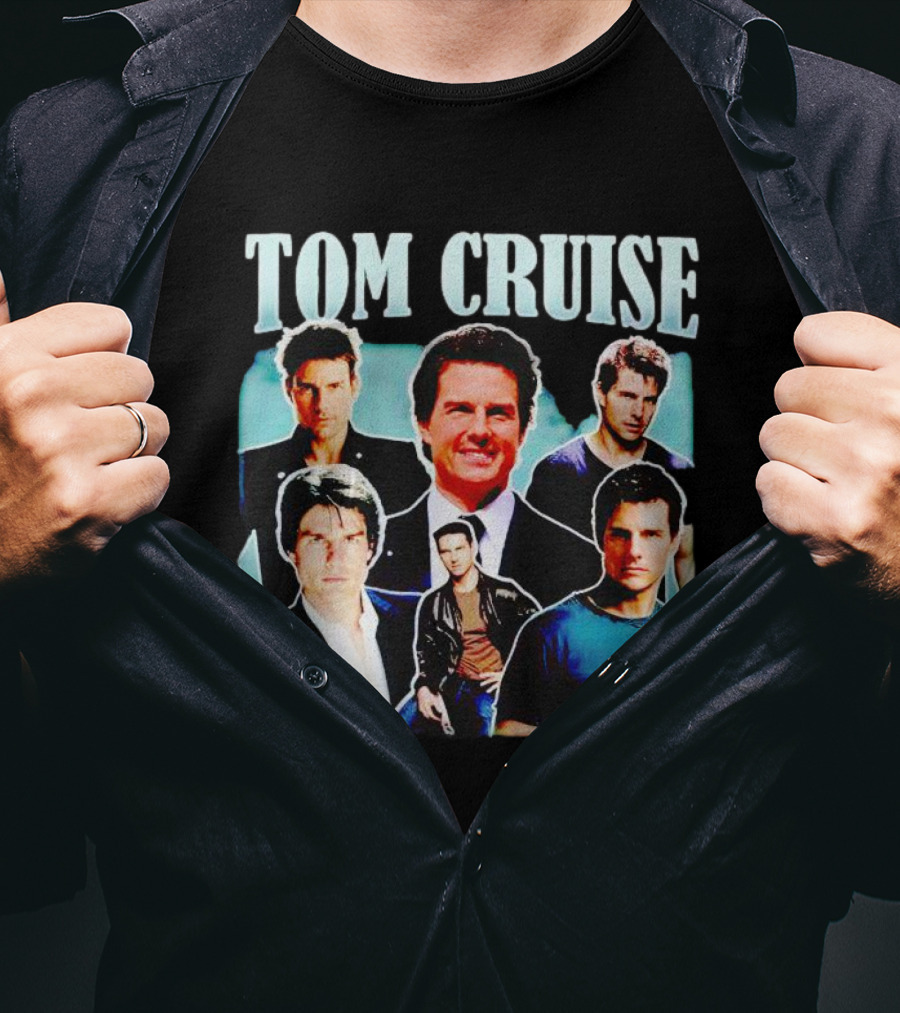 Tom Cruise Iconic Picture Collage Collection T-Shirt