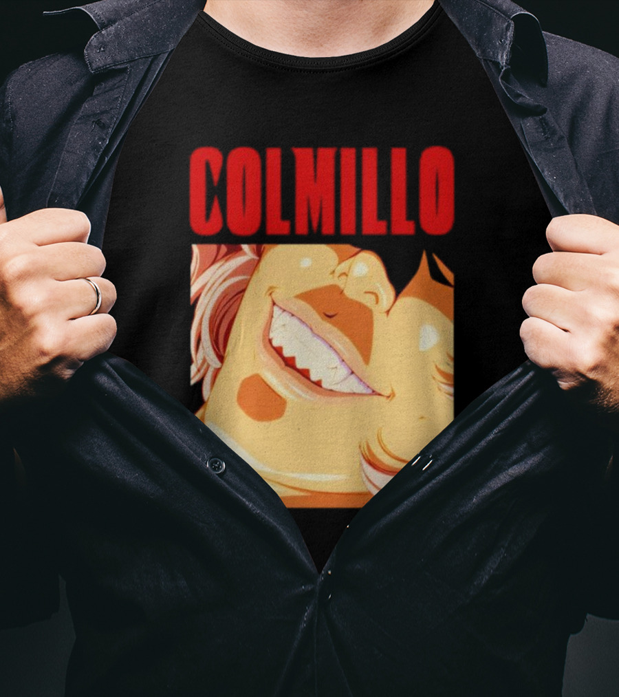 Trending Colmillo Anime Style Art Grinning Expression T-Shirt