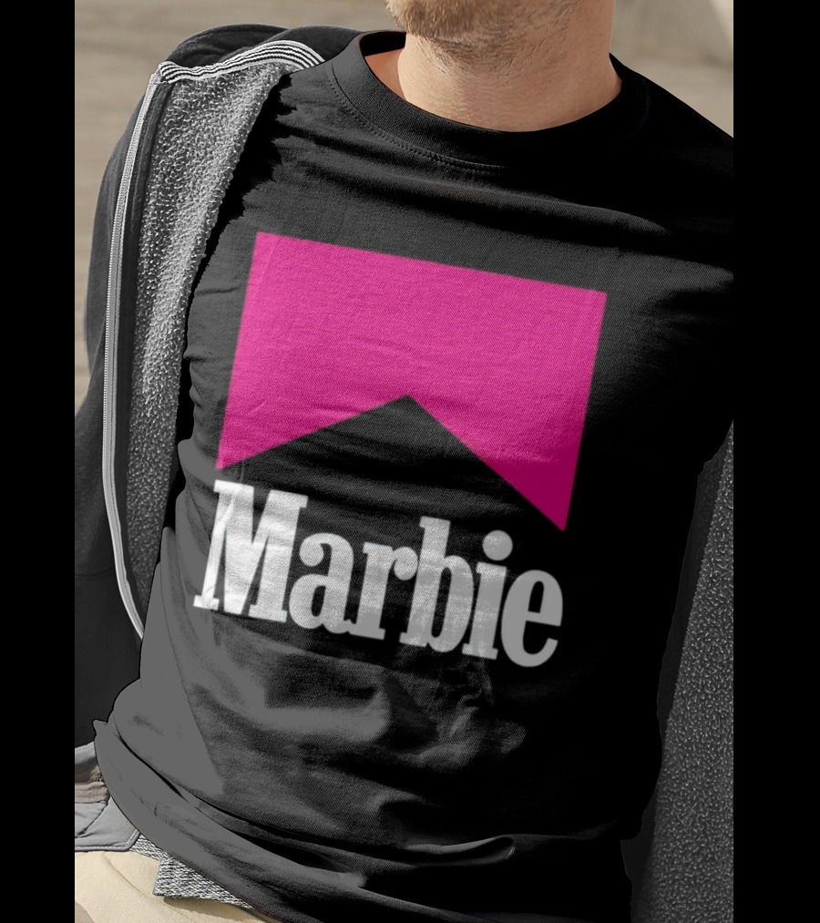 Marbie Logo With Pink Iconic T-Shirt