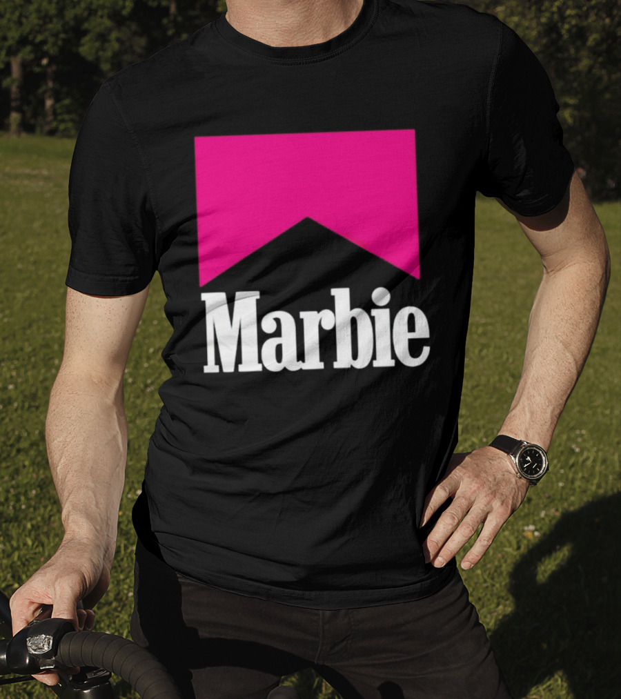 Marbie Logo With Pink Iconic T-Shirt
