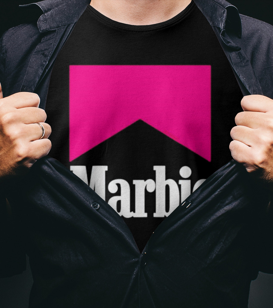 Marbie Logo With Pink Iconic T-Shirt
