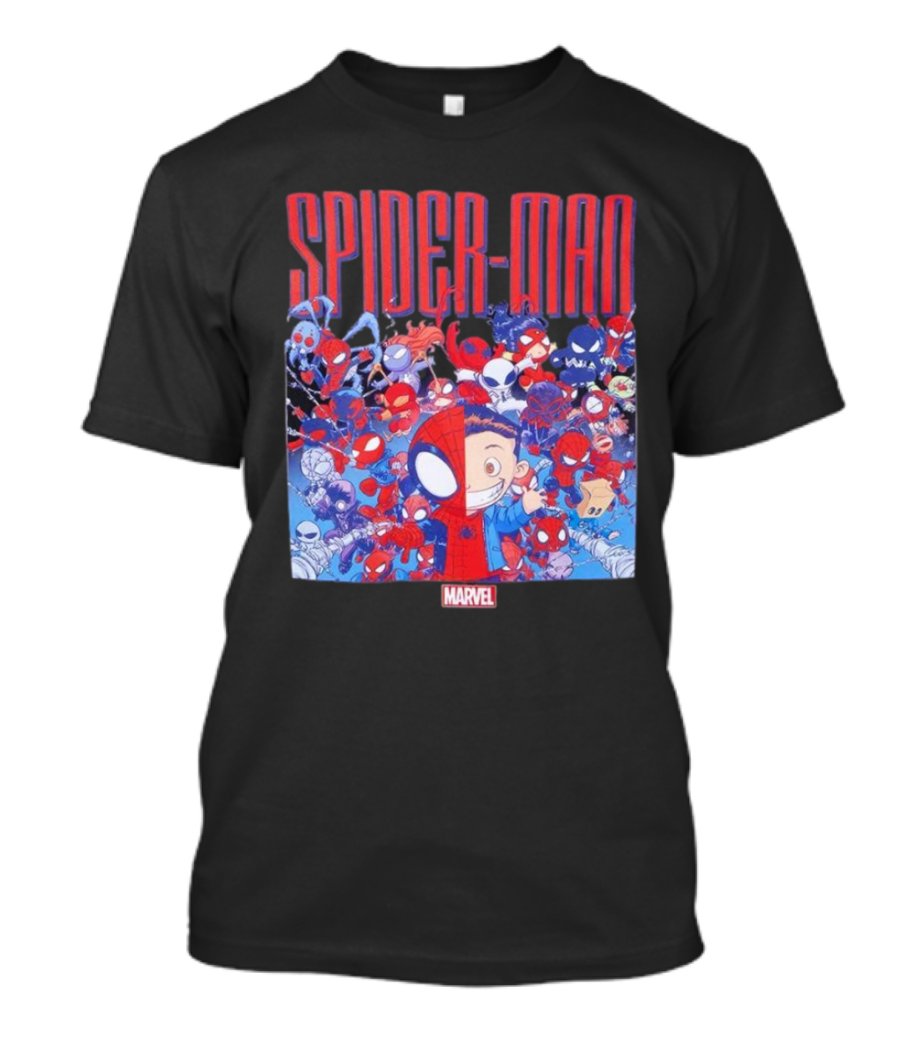 Marvel Spider-Man Cartoon Group Adventure T-Shirt