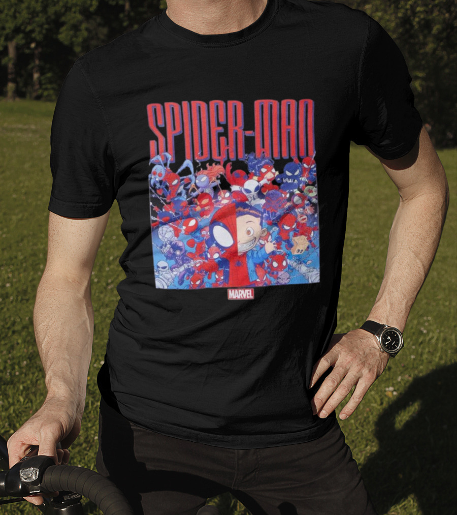 Marvel Spider-Man Cartoon Group Adventure T-Shirt