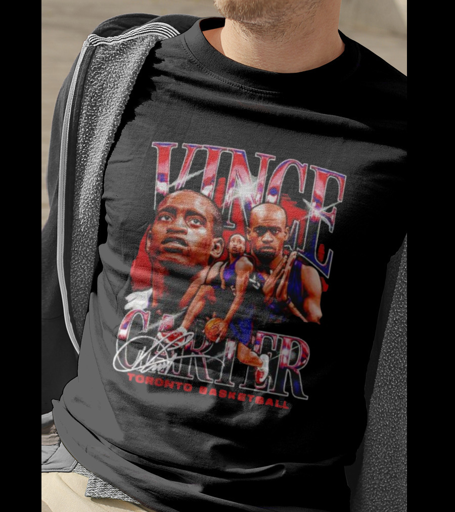 Vince Carter Toronto Basketball Vintage T-Shirt