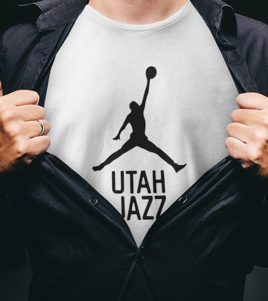 Utah Jazz Jumpman Basketball T-Shirt