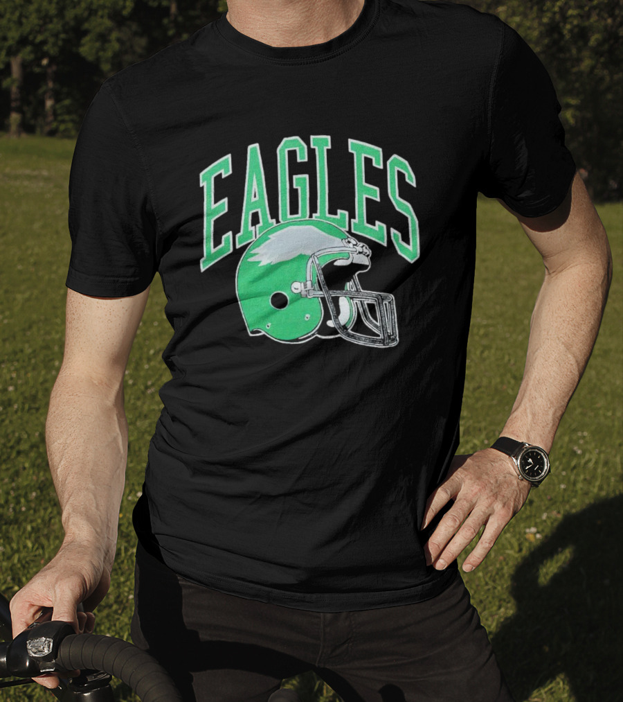Eagles Helmet Logo Philadelphia T-Shirt