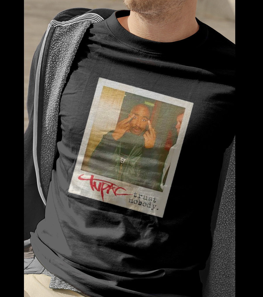 Tupac Polaroid Trust Nobody T-Shirt