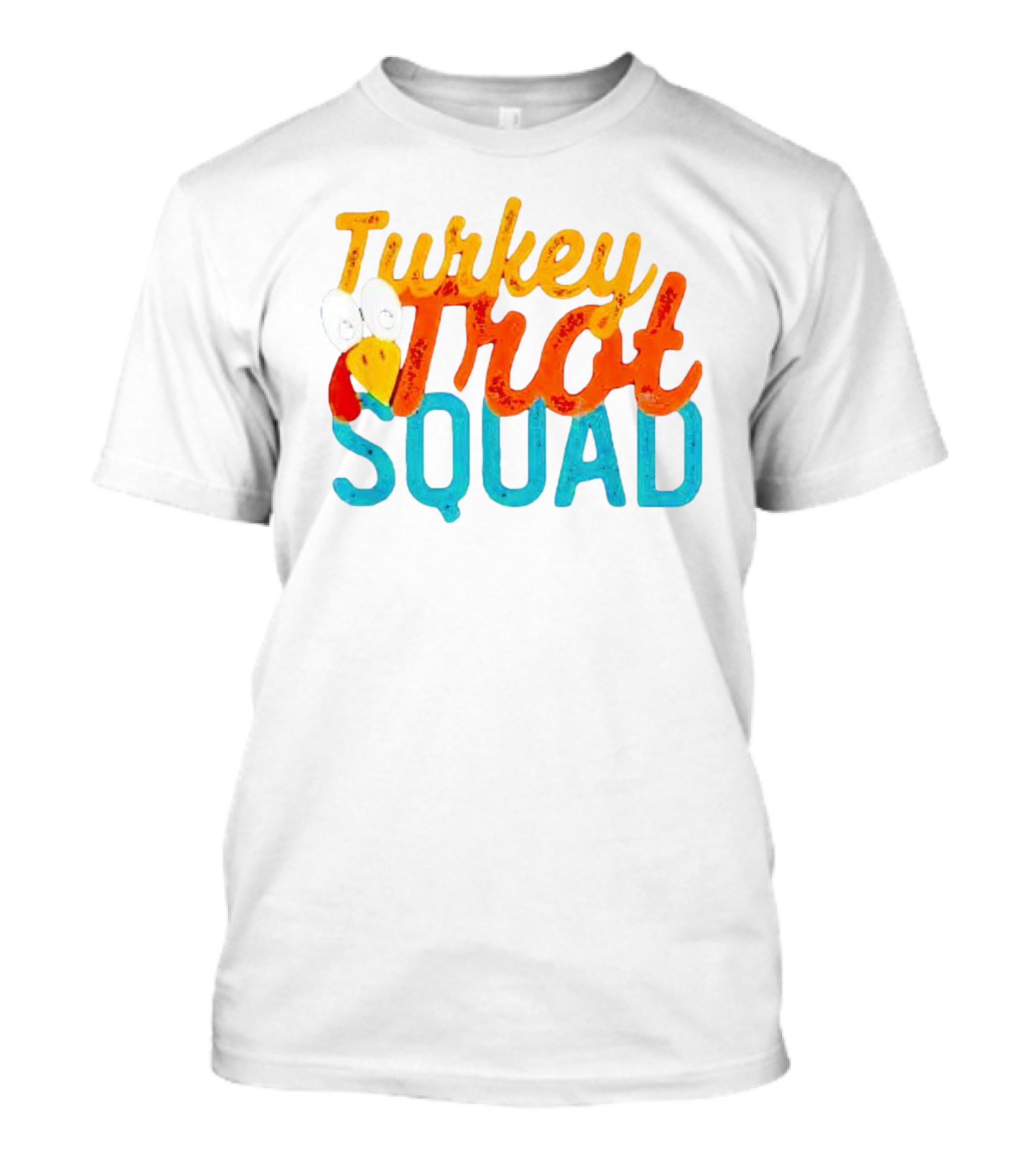 Turkey Trot Squad Festive Running Team Fun Thanksgiving Event T-Shirt