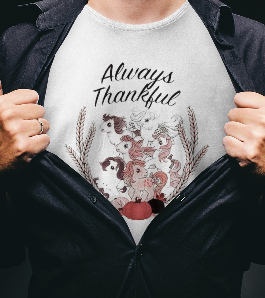 Always Thankful My Little Pony Autumn Harvest T-Shirt