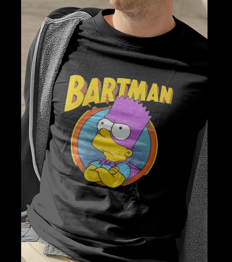 Bartman Simpsons Cartoon Superhero Iconic Character T-Shirt