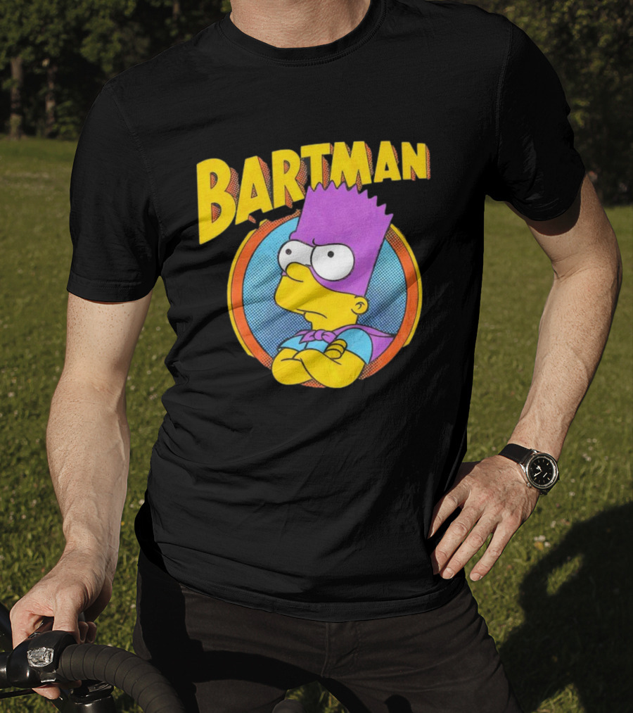 Bartman Simpsons Cartoon Superhero Iconic Character T-Shirt