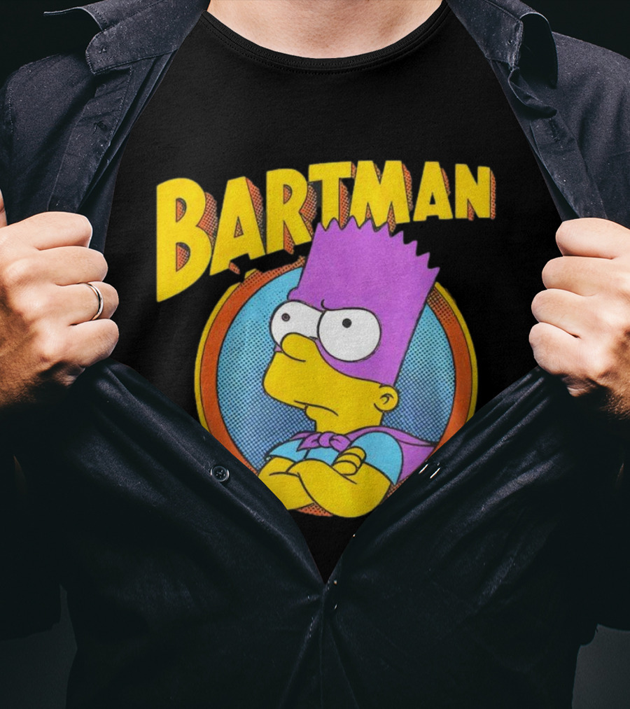 Bartman Simpsons Cartoon Superhero Iconic Character T-Shirt
