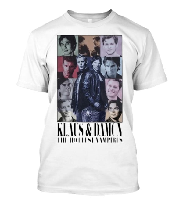 Klaus And Damon The Hottest Vampires Eras Tour T-Shirt