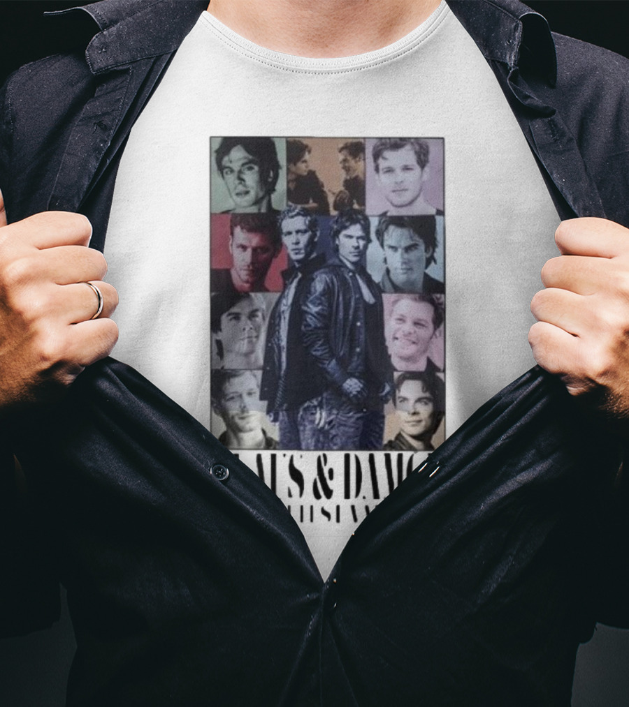 Klaus And Damon The Hottest Vampires Eras Tour T-Shirt