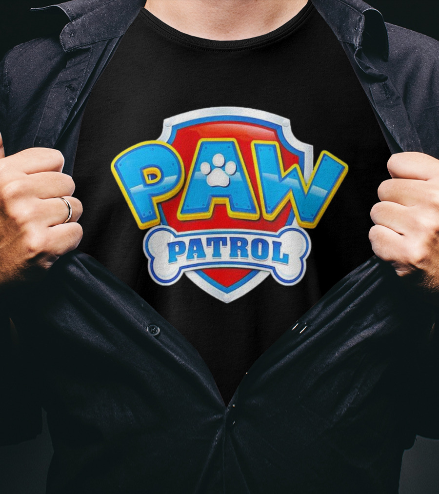 PAW Patrol Paw Logo Badge Shield T-Shirt