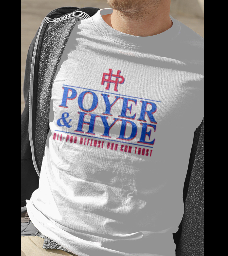 Poyer And Hyde All-Pro Defense You Can Trust T-Shirt