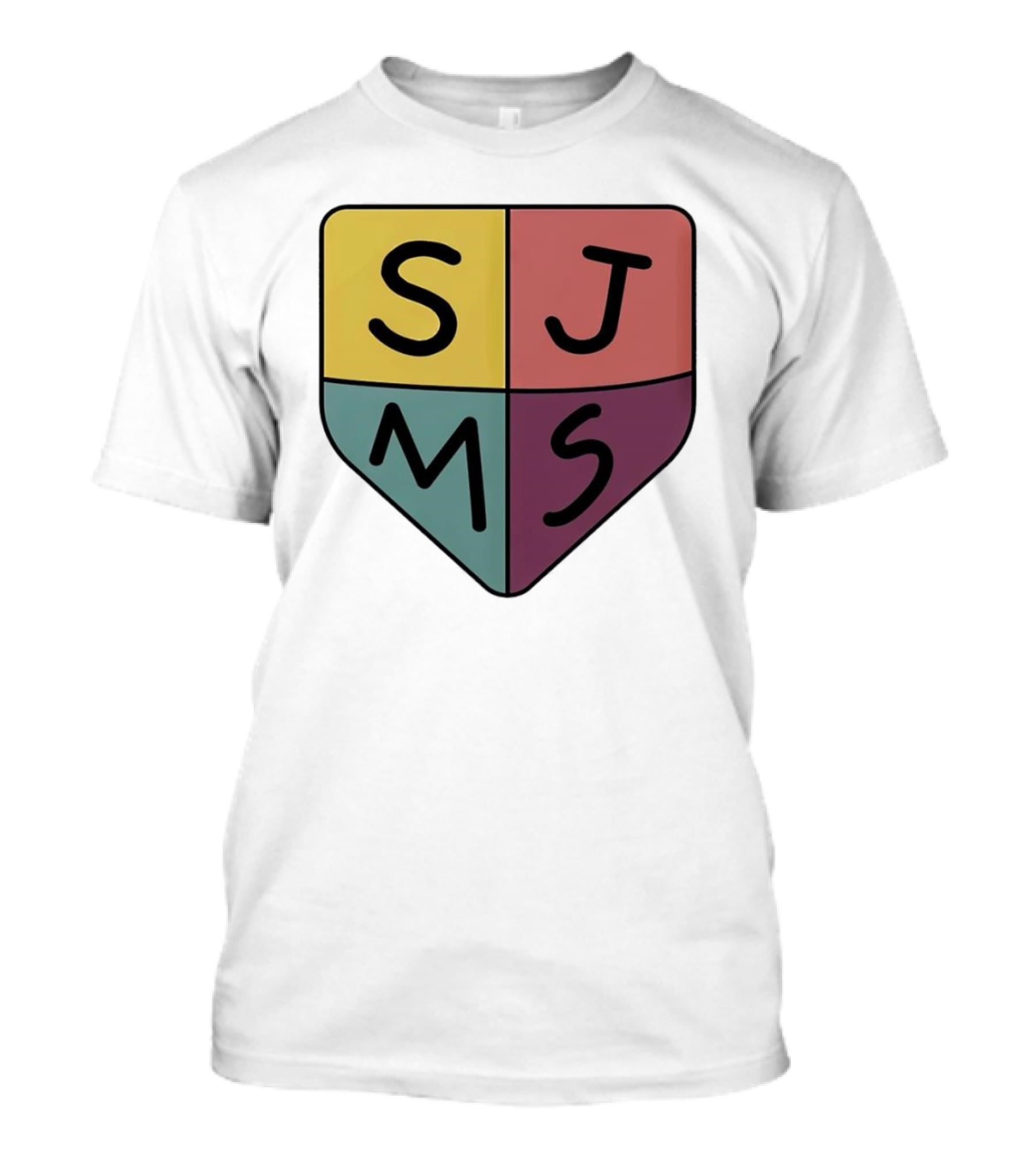 Saint James Middle School SJMS Shield Emblem T-Shirt