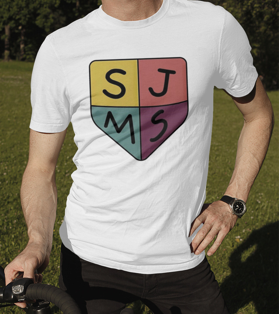 Saint James Middle School SJMS Shield Emblem T-Shirt