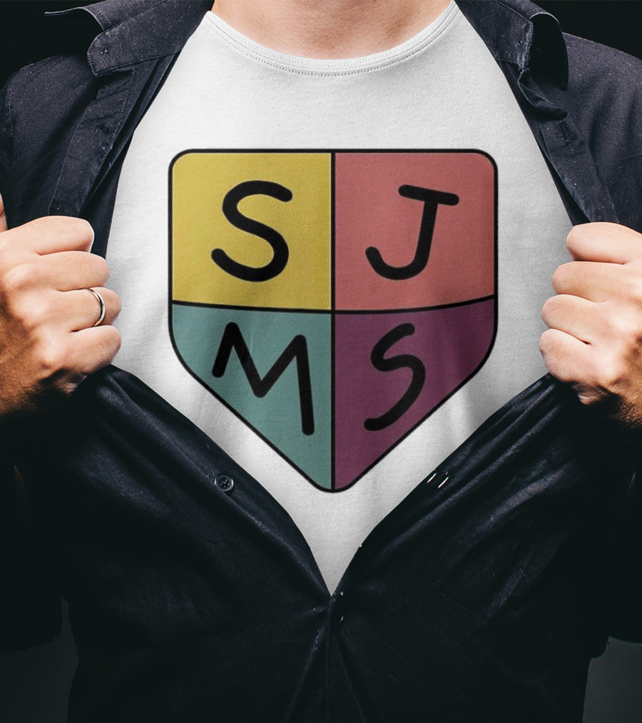 Saint James Middle School SJMS Shield Emblem T-Shirt