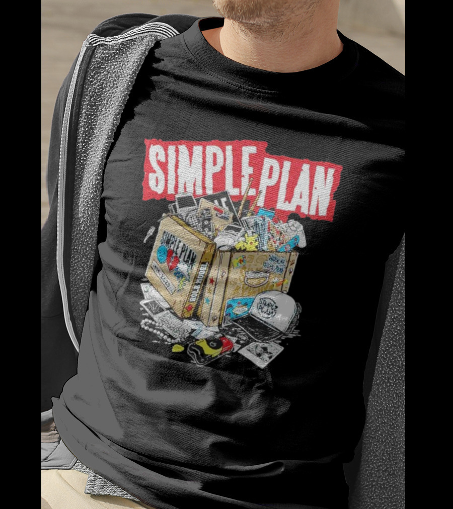 SIMPLE PLAN Souvenir Box Full Of Memories And Cool Stuff T-Shirt