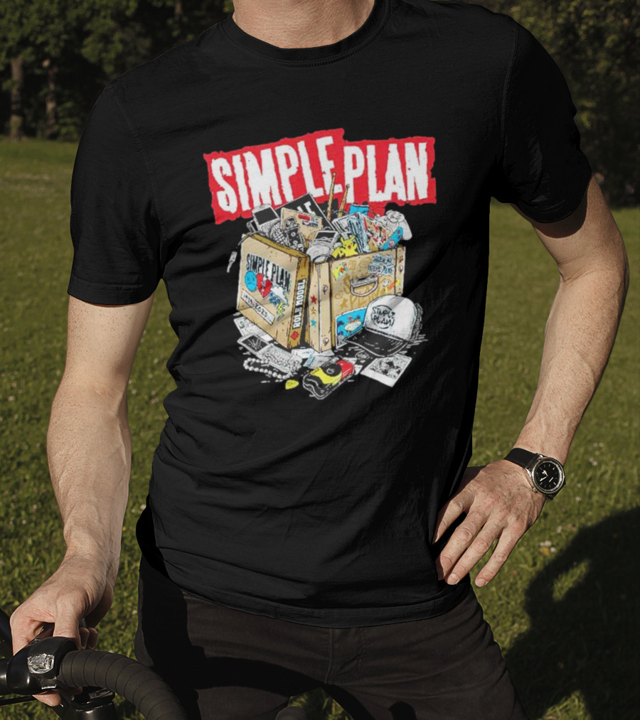 SIMPLE PLAN Souvenir Box Full Of Memories And Cool Stuff T-Shirt